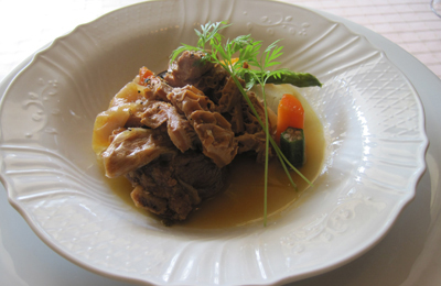トリッパの煮込みカン風