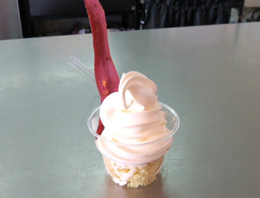 鳴門芋ソフトクリーム