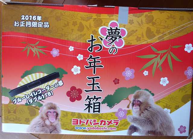 ヨドバシ「お年玉箱」
